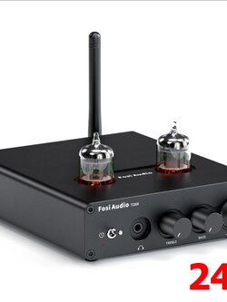 Fosi Audio T20X Bluetooth Tube Amplifier ชิป TPA3221 อัพเกรดหลอดแก้วได้ ประกันศูนย์ไทย