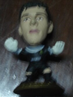 ตุ๊กตาโมเดลนักฟุตบอล ฟ.ตอลโด้ สโมสรอินเตอร์ มิลาน โครินเธียน ไมโครสตาร์ - Microdome 2004 Gold Base - MC2711 ใหม่ / F.TOLDO INTER MILAN Football Club Corinthian MicroStars Football Figure - Microdome 2004 Gold Base - MC2711 NEW