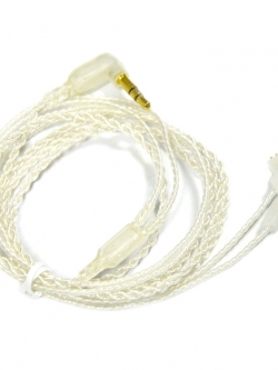 ขาย KZ สายเปลี่ยนหูฟัง KZ ZS3 , KZ ZS5 / ZST / ED12 สายทองแดงชุบเงินถัก