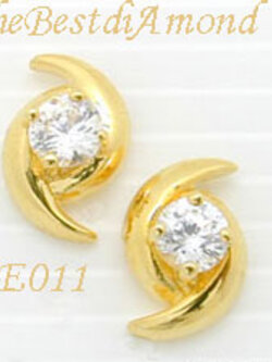 ชื่อสินค้า: สินค้าหมด+++ต่างหูรูปเกลียวอันนี้ใหญ่น้อยนะคะ ชุปทองแท้ 24 K รหัส BE011