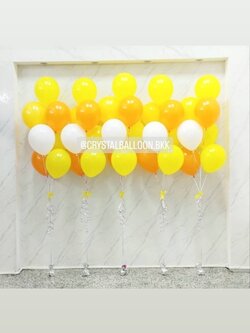 ลูกโป่ง Farewell ช่อลูกโป่งอำลา ช่อ 7 ลูก 5 ช่อ พร้อมตกแต่ง สามารถเปลี่ยนสีลูกโป่งได้