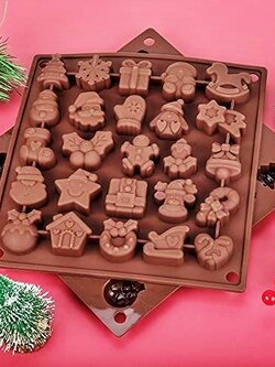 พิมพ์ซิลิโคน คริสมาสตร์ 25 ช่อง