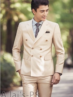 Pre-order ชุดสูทชาย สีทองเชมเปญ