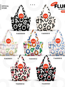 กระเป๋า Mini Fluffy Shopper Tote Bag SOdA Collection รหัส TIA00009-TIA00021 #SOdAPrintinG