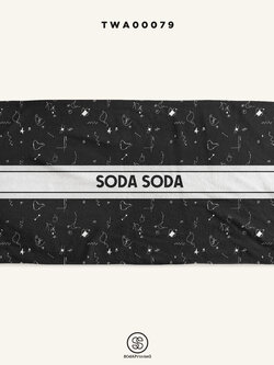 ผ้าเช็ดตัว ลาย Galaxy ใส่ชื่อได้ รหัส TWA00079 #SOdAtowel #SOdAhome