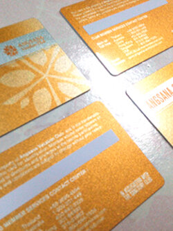 รับทำ Pvc Platinum Card ทำบัตรพื้นประกายเงิน