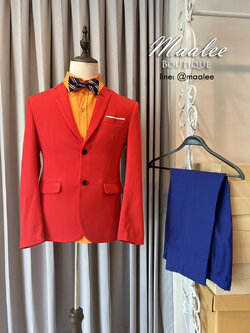 พร้อมเช่า ชุดสูทชาย แฟชั่น Set คละสี