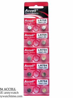ถ่าน LR754 ACCELL
