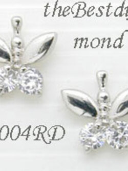 ชื่อสินค้า: ต่างหูรูปผึ้ง หรือ ผีเสื้อ ก็ได้ ชุปทองแท้ 24 K รหัส BE004RD