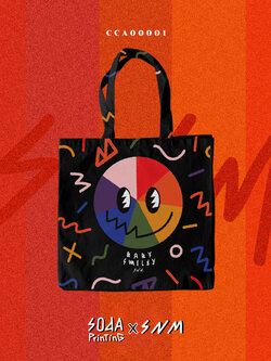 กระเป๋าผ้าแคนวาส พิมพ์ลาย BABYBOY CCA00001 #SOdABag #SOdAPrintinG #SOdACollection #กระเป๋า #กระเป๋าผ้า