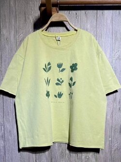 สื้อยืดสกรีนลายดอกไม้ 9am