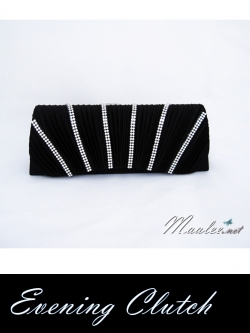 Sale พร้อมส่ง Evening Clutch กระเป๋าออกงาน สีดำ