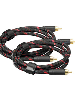 ขาย Topping TCR2 สาย RCA ชุบเงินถัก OFC แบบ Male to Male