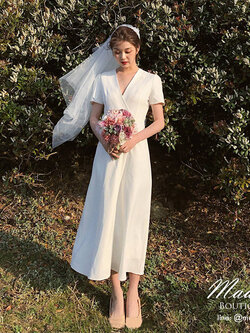 Pro-order ชุดเช่า ชุดแต่งงาน มินิมอล ชุดหมั้น