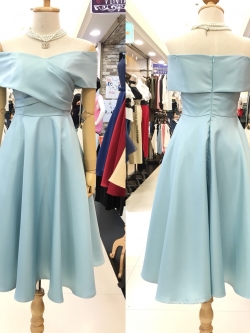 ชุดเพื่อนเจ้าสาว ชุดราตรียาว Lily - Cozy Wrap top & circle skirt