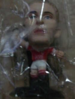 ตุ๊กตาโมเดลนักฟุตบอล ด.เฟล็ทเชอร์ สโมสรแมนเชสเตอร์ ยูไนเต็ด โครินเธียน ไมโครสตาร์ - Series 15/2006 Black Base - MC9929 ใหม่ / D.FLETCHER MANCHESTER UNITED Football Club Corinthian MicroStars Football Figure - Series 15/2006 Black Base - MC9929 NEW