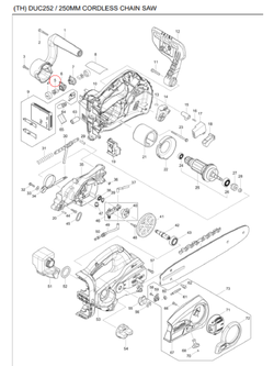 แปรงถ่าน CB-422 Makita มากีต้า รุ่น DUC252 Pn.194928-3 (แท้) ##