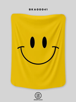 ผ้าห่มอเนกประสงค์ พิมพ์ลาย SMILE รหัส BKA00041 #SOdAblanket #SodAhome