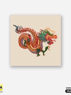 ภาพตกแต่งบ้านสำเร็จรูป Dragon VLA00004 #SOdAcollection #ภาพตกแต่งบ้านสไตล์มงคล #ภาพมงคล #สิริมงคล #SIRIMONGKOL #FORTUNE
