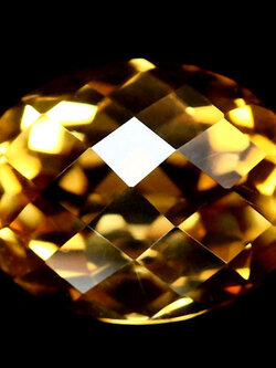 พลอยซิทรินสีเหลืองทอง 1.39 กะรัต