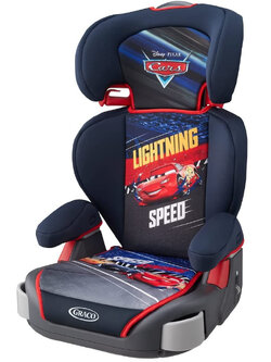 สินค้ามือ 1 บูสเตอร์ซีท Graco booster seat ลาย Car สีน้ำเงินเข้ม