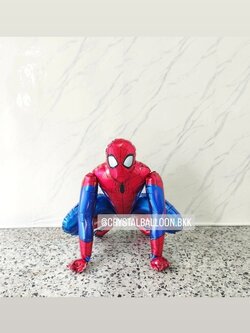 ลูกโป่งฟอยล์ตกแต่ง วันเกิดเด็ก ฟอยล์ Spider Man 4D 1 ชิ้น พร้อมตกแต่ง สามารถเปลี่ยนฟอยล์ตกแต่งได้