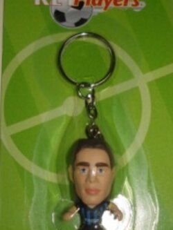 พวงกุญแจ ตุ๊กตาโมเดลนักฟุตบอล ฟ.คันนาวาโร่ สโมสรอินเตอร์ มิลาน โครินเธียน ไมโครสตาร์ - 2003 ใหม่ / F.CANNAVARO INTER MILAN Football Club Corinthian MicroStars Football Figure Key Ring - 2003 NEW
