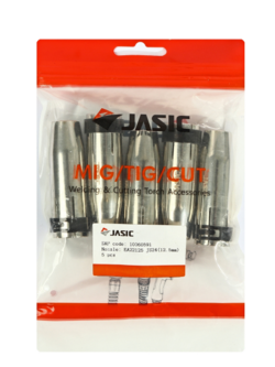 ปลอกหัวเชื่อม NOZZLE (12.5MM) เครื่องตัดพลาสม่า JASIC 24KD Pn.10060591 (5PCS/PAC) ##