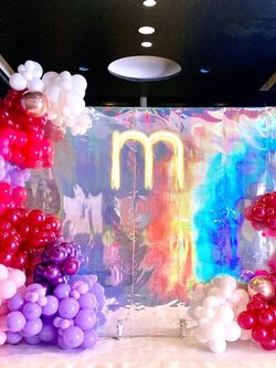 Organic Backdrop Grand Opening โทนสี สดใส ขนาด 3x2 พร้อมตกแต่ง ราคาโทรสอบถาม