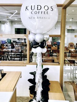 เสาลูกโป่ง เปิดร้าน Grand Opening พร้อมตกแต่ง สามารถเปลี่ยนสีลูกโป่ง/เปลี่ยนข้อความได้