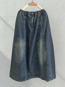 กระโปรงยีนส์ฟอก