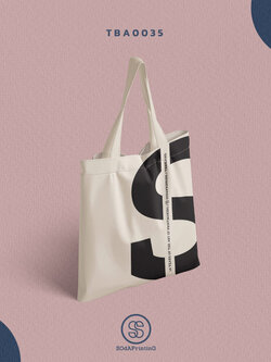 กระเป๋าผ้าแคนวาส พิมพ์ลาย 14 Years of the art TBA0035 #SOdABag #SOdAPrintinG #กระเป๋า #กระเป๋าผ้า