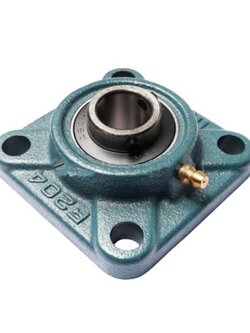 ตลับลูกปืนตุ๊กตา ทรงสี่เหลื่ยม รูเพลา 20 มิลลิเมตร ASAHI อาซาฮี รุ่น UCF204 Pn.A211-0085 (แท้) ##