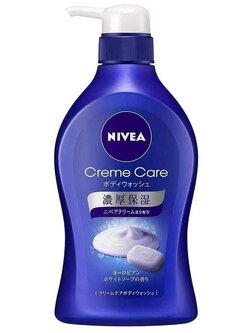 ครีมอาบน้ำ NIVEA บำรุงผิวสูตรเข้มข้น กลิ่น European Soap CREAM CARE BODY WASH 480 ml