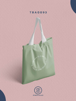 กระเป๋าแคนวาส พิมพ์ลาย minimal TBA0093 #SOdABag #SOdAPrintinG #กระเป๋า #กระเป๋าผ้า