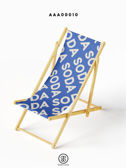 เก้าอี้ชายหาด SOdA Collection สีฟ้า AAA00010 #เก้าอี้ชายหาด #SunLounge #SOdAhome #SOdAPrintinG