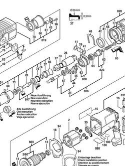 คาปาซิเตอร์ สว่านโรตารี่ BOSCH รุ่น GBH2SE Pn.1617328025 (แท้) ##(*)