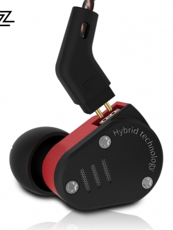 ขาย KZ ZSA หูฟัง Hybrid 2 ไดร์เวอร์ (1DD+1BA) ถอดสายได้