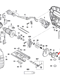 NEEDLE Bosch บอช GST65 [#832] Pn.2600917904 (แท้-สั่ง)