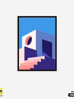 ภาพตกแต่งบ้านสำเร็จรูป Colorful City VMA00001 #SOdAcollection #ภาพตกแต่งบ้านสไตล์มินิมอล #มินิมอล #MINIMAL