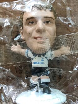 ตุ๊กตาโมเดลนักฟุตบอล ซ.เรบรอฟ สโมสรท็อตแน่ม ฮ็อทสเปอร์ โครินเธียน ไมโครสตาร์ - Series 1/2001 White Base - MC146 ใหม่ / S.REBROV TOTTENHAM HOTSPUR Football Club Corinthian MicroStars Football Figure - Series 1/2001 White Base - MC146 NEW