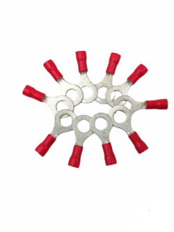 หางปลากลม มีปลอกหุ้ม RV 1.25-6 (ห่อ=10ตัว)