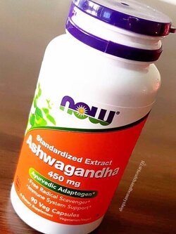 # เหนื่อยล้า # Now Foods, Ashwagandha, 450 mg, 90 Vcaps