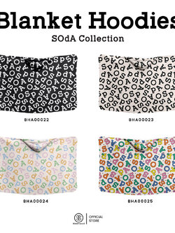 ผ้าห่มฮู้ด Blanket Hoodies SOdA Collection รหัส BHA00022-BHA00029 #SOdAblanketHoodies