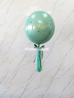 ลูกโป่ง โอกาสพิเศษอื่นๆ ฟอยล์กลม USA ขนาด 18" พร้อมตกแต่ง สามารถเปลี่ยนสีลูกโป่ง/เปลี่ยนข้อความได้