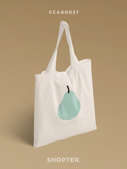 กระเป๋าแคนวาส Green Peary CCA00027 #minimalstylebyPEARY