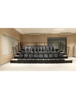 อัฒจันทร์พับเก็บได้ 6 m. 5 ชั้น เก้าอี้เบาะ