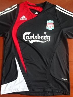 เสื้อฟุตบอล ทีมสโมสรลิเวอร์พูล ชุดฝึกซ้อม 2007/08 ใหม่ L-Size / LIVERPOOL Football Shirt Training Kit 2007/08 Jersey NEW L-Size