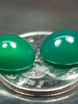 บอตสวานาอาเกต 7.20 กะรัต 2 ชิ้น