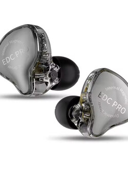 KZ EDC Pro หูฟัง IEMs ไดรเวอร์ Dynamic เบสทรงพลัง เส้นโค้งเสียงที่น่าทึ่ง ประกันศูนย์ไทย